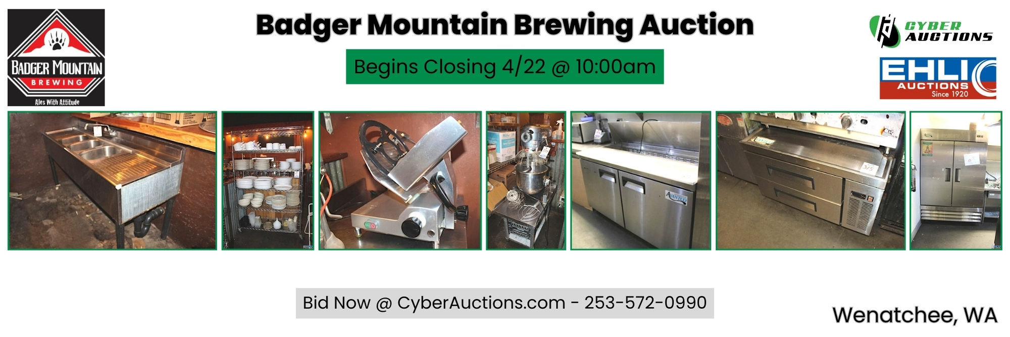 Copy of Badger Mountain Brewing Auction